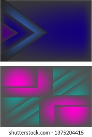 simple background vector template with gradient colors