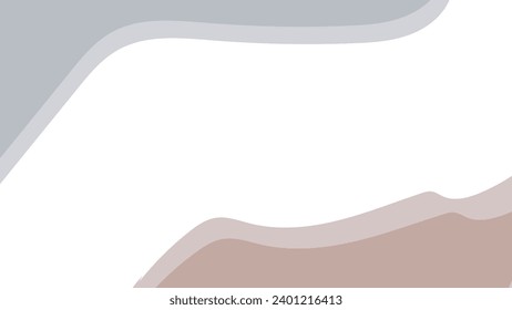 Simple background wallpaper vector design. Smooth wave background minimalist elegant for website and presentation. abstract wavy modern for design for backdrop