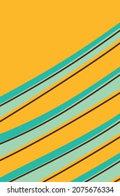 Simple background with wavy striped pattern