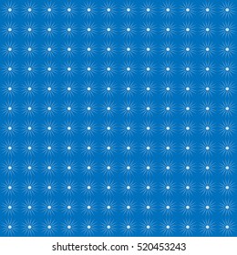 Simple background with white snowflakes on a blue background. vector pattern, simple background