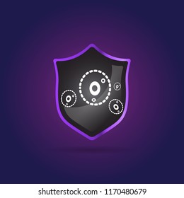 simple bacteria icon