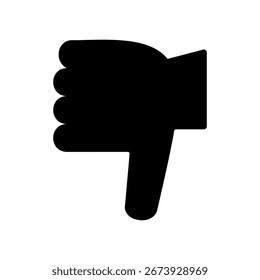 Simple bad sign vector icon illustration.