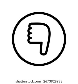 Ilustración simple de ícono de Vector de mala señal.