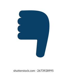 Simple bad sign vector icon illustration.
