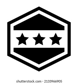 simple badge icon, best used for web, banner, flayer or application. vector illustration EPS 10 File Format