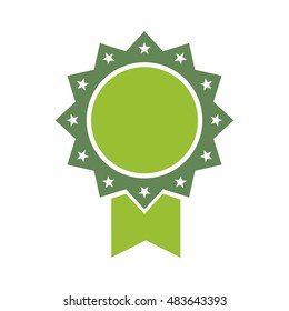 Simple badge and ribbon