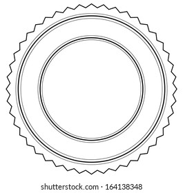 Simple Badge Template / Outline