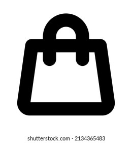simple Bag icon design, editable stroke. best used for web, banner, flayer or application. vector illustration EPS 10 File Format