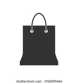 Simple bag icon. Vector illustration.