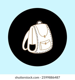 simple bag icon vectors illustration