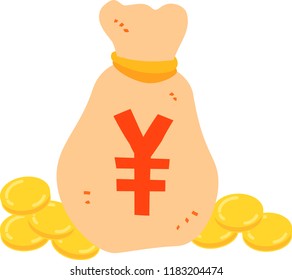 Simple Bag with money