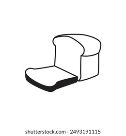 Simple Bakery Doodle Vector Illustration