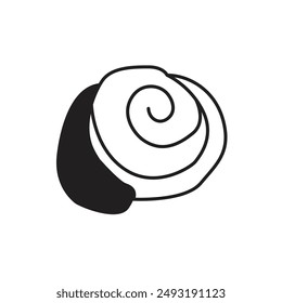 Simple Bakery Doodle Vector Illustration