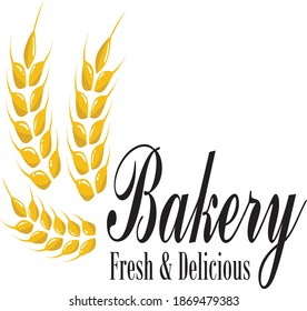 Simple Bakery Logo Organic Bread Shop Stock Vector (Royalty Free ...