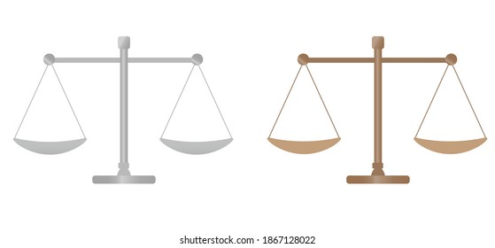 ilustración de diagrama de comparación de conjuntos de balance simple