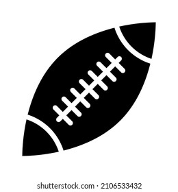 simple ball icon in glyph style
