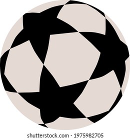 simple ball with star motif