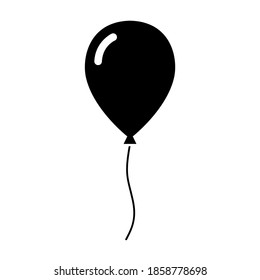 Simple Balloon Icon. Vector Image.
