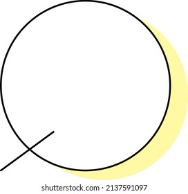 Es una simple ilustración de globo con líneas y pintura. Lo hice con una plaza (1: 1) tablero de gráficos de tamaño.