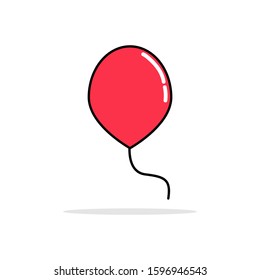 simple balloon ornaments design icons  for your web site design, logo, app, UI, vector illustration