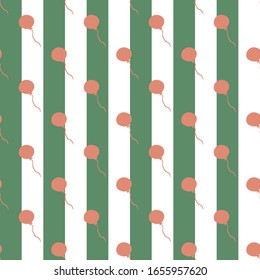 simple balloon seamless repeat pattern design. perfect for birthdays