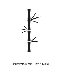 Simple bamboo stick vector icon