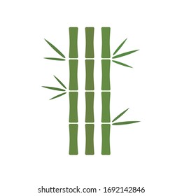 Simple bamboo stick vector icon