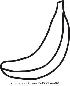 simple banana design. simple fruit design