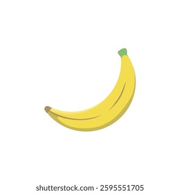Simple Banana Illustration Vector Design 