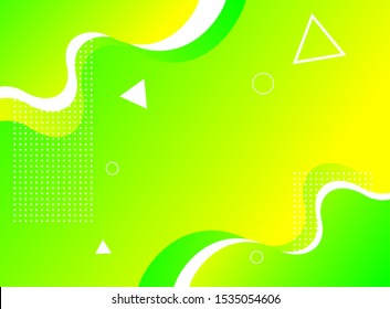 Simple banner background, with a green concept, this design can also be used as a book cover.