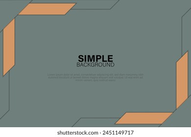 Simple banner background. Vector illustration.