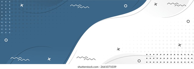 Diseño de Anuncio simple con tema geométrico