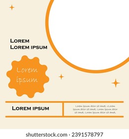 Simple banner suitable for food