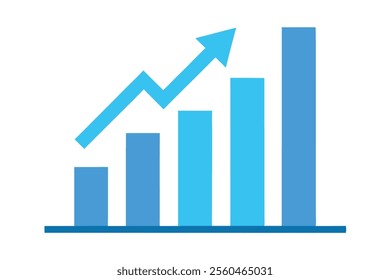 Simple Bar Graph Illustrates Increasing Data Trends