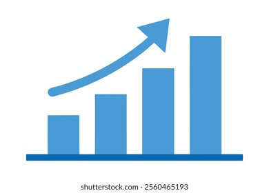 Simple Bar Graph Illustrates Increasing Data Trends