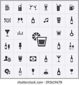 Simple bar icons set. Universal bar icons to use for web and mobile UI, set of basic bar elements