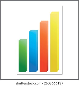 simple bar infographic. vector illustration