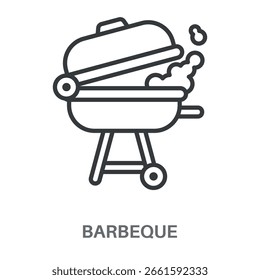 Ícone De Design De Churrasco Simples, Inspiração De Design De Estilo Simples Para Qualquer Interface De Logotipos E Finalidade