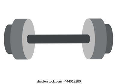 simple barbell icon