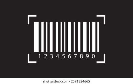 Simple barcode icon, barcode scratched vector illustration , barcode icon for selling, shopping etc. vector
