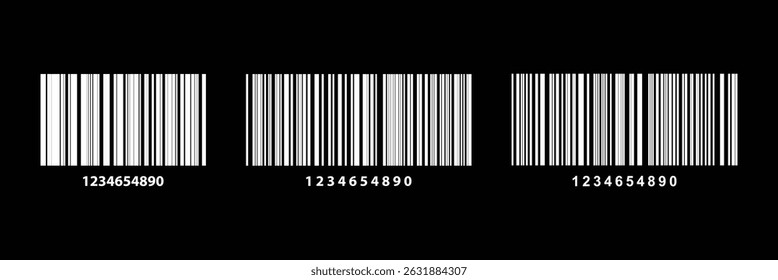 Simple barcode icon, barcode scratched vector illustration , barcode icon for selling, shopping etc.