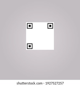 a simple barcode vector. The middle is empty for your icon