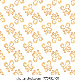 simple Baroque seamless pattern