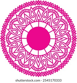  simple and basic mandala design suitable for beginners seniors and children to color.