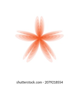 Simple, basic mandala motif icon symbol