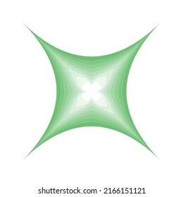 Simple, basic mandala motif icon symbol