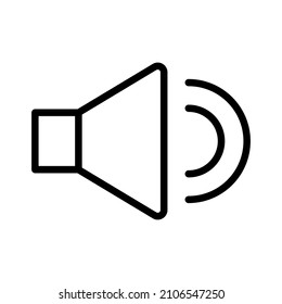 simple basic user interface icon with outline style