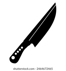 Simple and basic vector icon of a Knife with modern design for your project with white background.