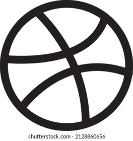 simple basketball icon vector icon illustration on white background..eps
