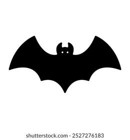 simple bat icon flat vector illustration